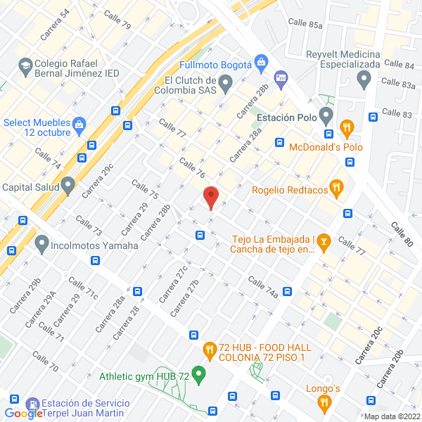 Mapa de Kangoo S.A.S.