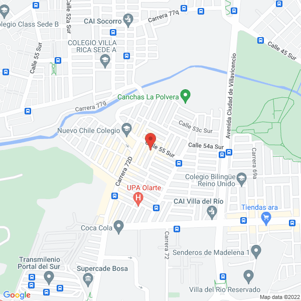 Map of Caro María Valentina