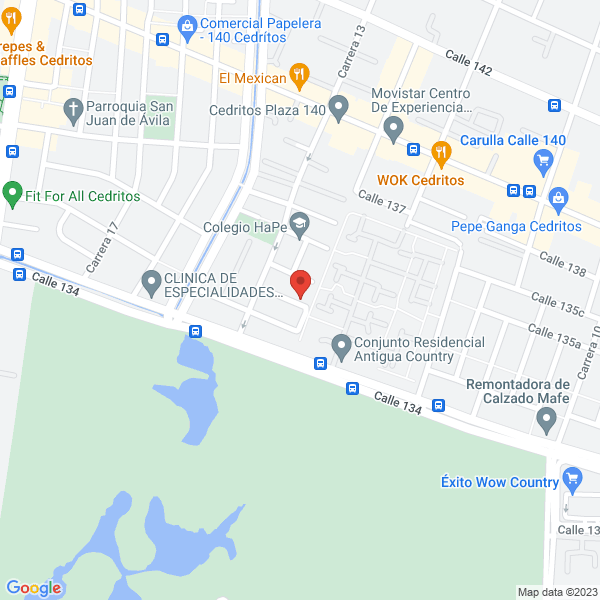 Mapa de Profesionales En Construccion Y Diseño Ltda