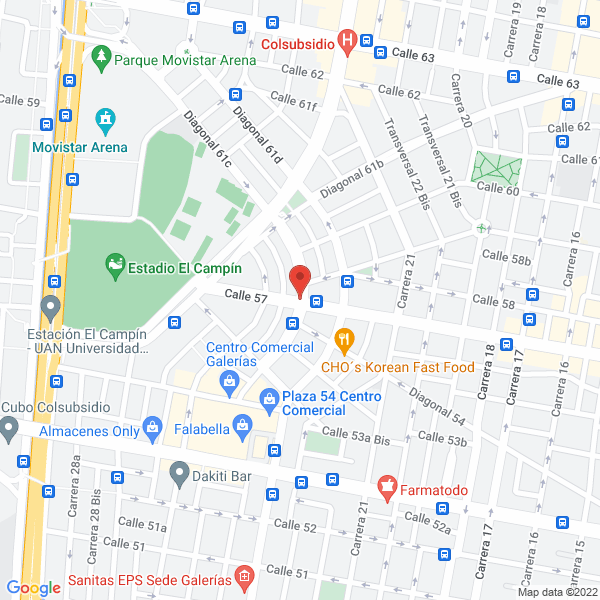 Mapa de Famor De Colombia Ltda