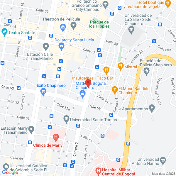 Mapa de Fundación Colombiana De Trasplantes De Médula Osea
