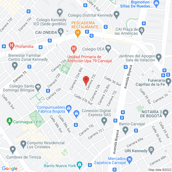 Mapa de Moldmaker S.A.S.