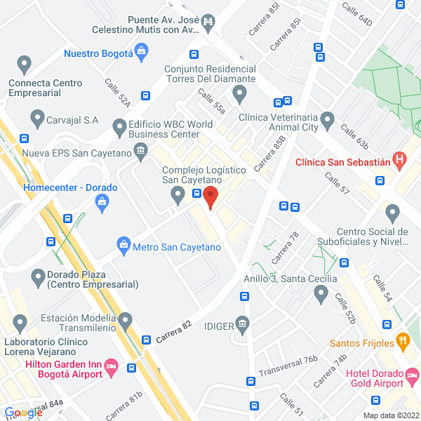Mapa de Cagenfra De Servicios Y Seguridad Ltda