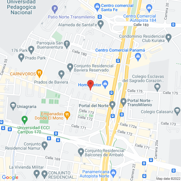 Mapa de Colombiana De Postes Medina Henry Ltda