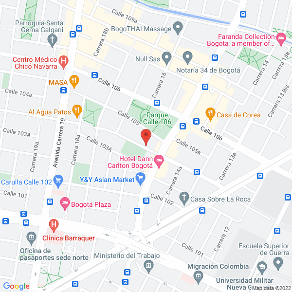 Mapa de María Canela Producciones S.A.S.