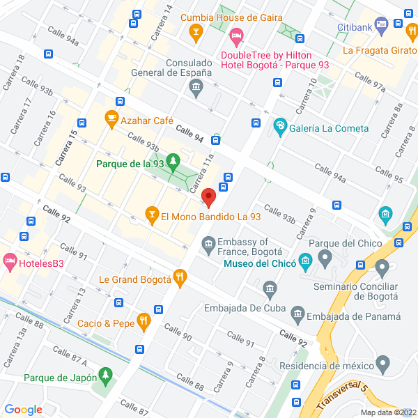 Mapa de Mrin Andina S.A.