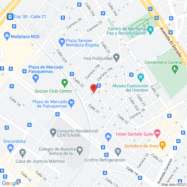 Mapa de Todo Cauchos La 22