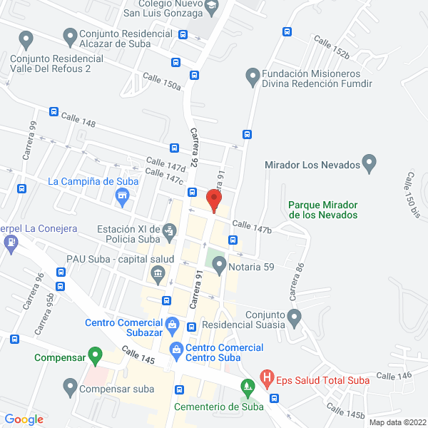 Mapa de Sugas Ingeniería Ltda.