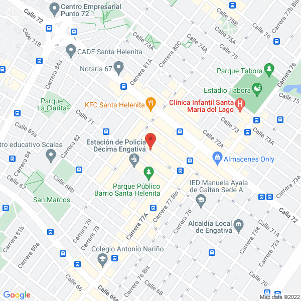 Mapa de Liceo Pedagógico San Buenaventura