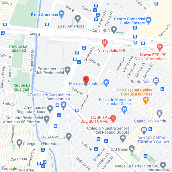Mapa de Artilplast