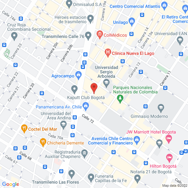 Mapa de Inversiones El Cóndor De Colombia S.A.S.