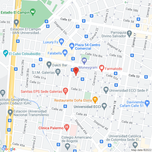 Mapa de Admibienes Ltda