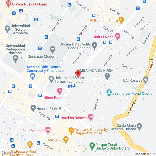 Mapa de O4It Colombia Ltda