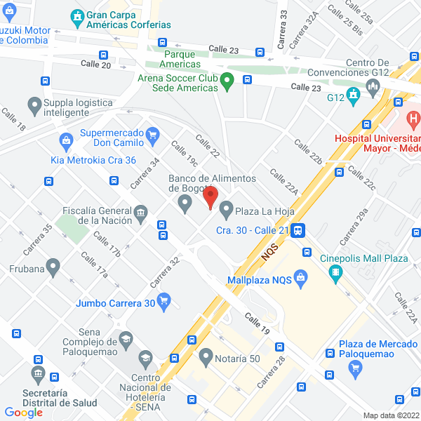 Mapa de Cjm Soluciones S.A.S.