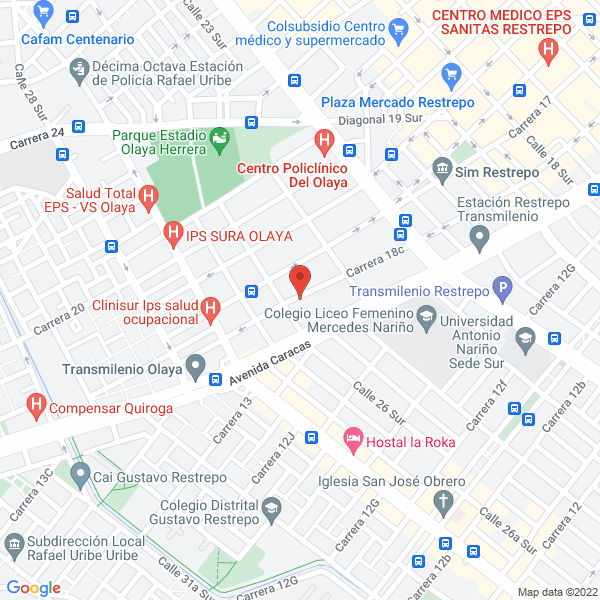 Mapa de Manufacturas Borsetty S.A.S.