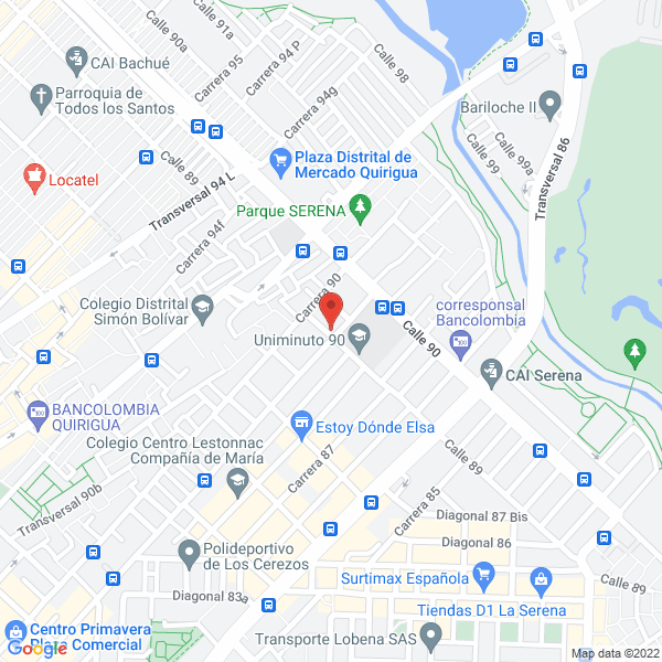 Map of Tienda Bar La Corazón