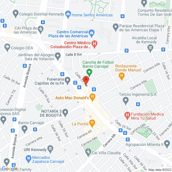 Mapa de Roka Industrial S.A.S.