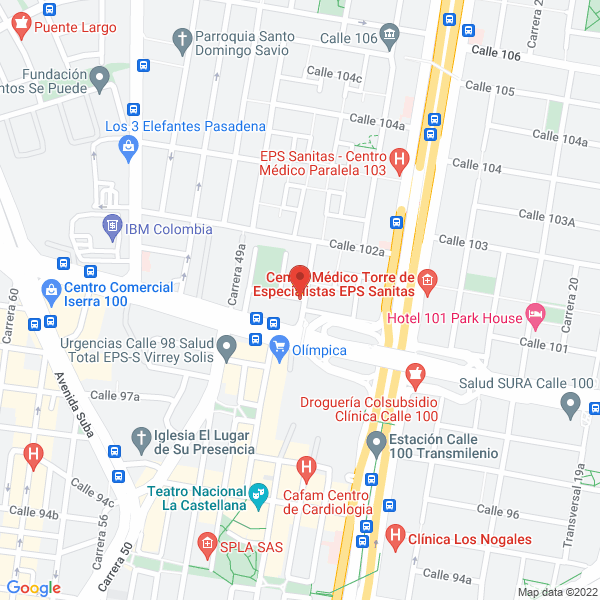 Mapa de Construcciones Vinpar Ltda