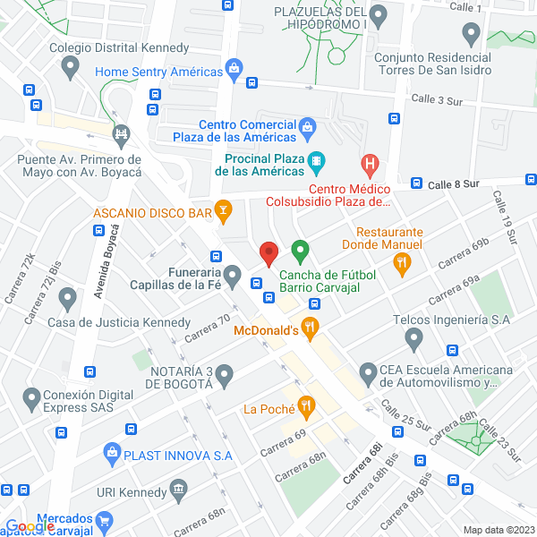 Mapa de Talleres Lucumí