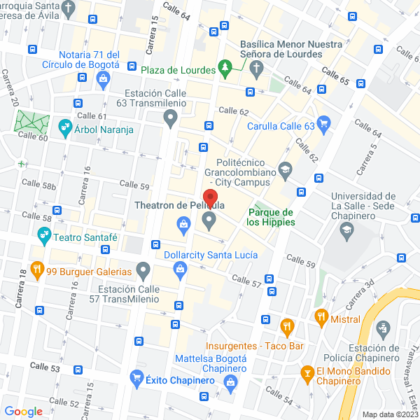 Mapa de Excurs Ltda.