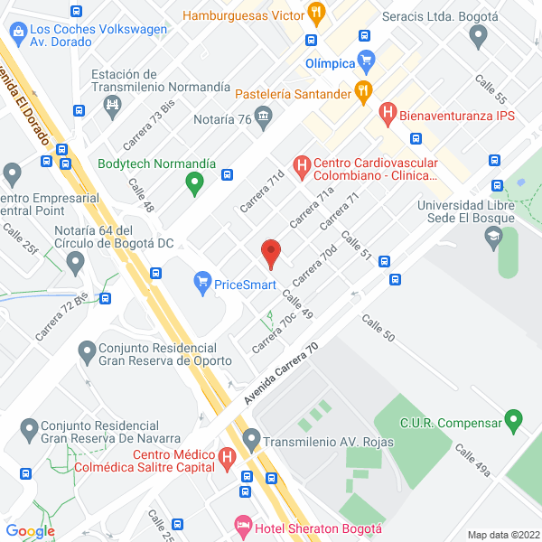 Mapa de Sm Transportes S.A.S.