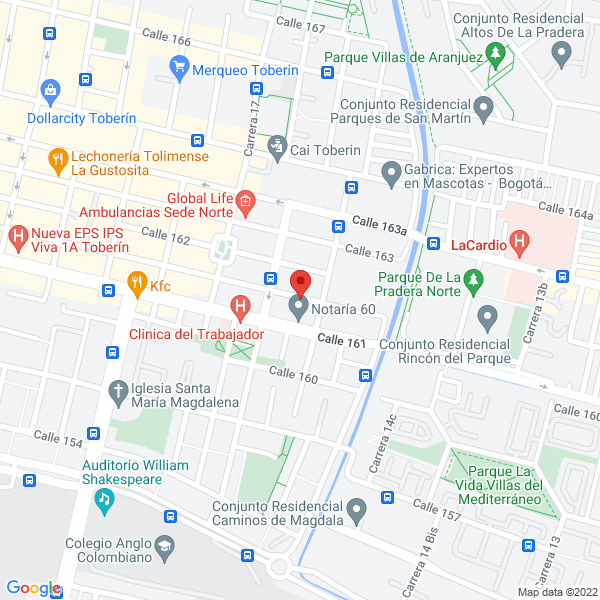Mapa de Trazia S.A.S.