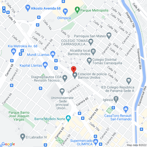 Mapa de Distriservice