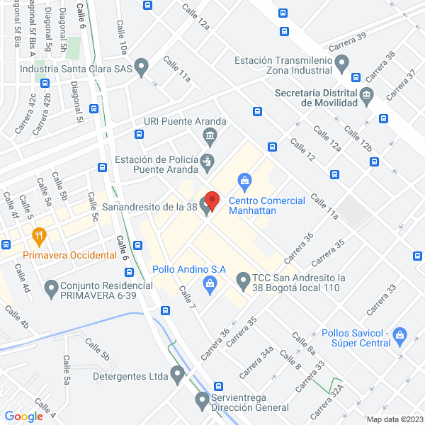 Mapa de Pantur Ltda. Viajes Y Turismo