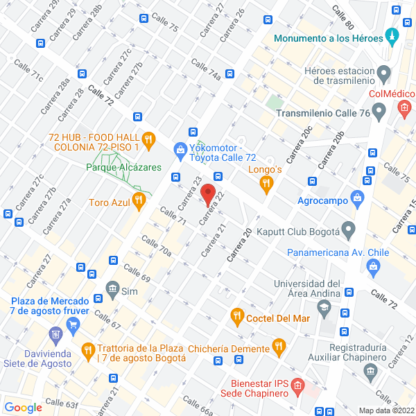 Mapa de Provianda Ltda.