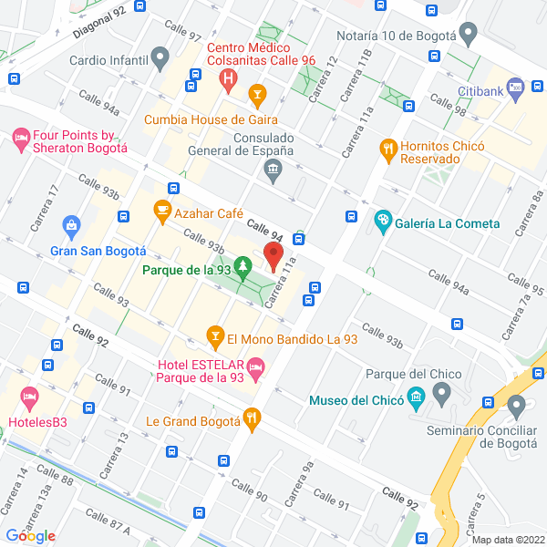 Mapa de Degremont Colombia S.A.