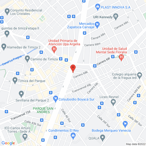 Mapa de Bejarano Urrego Fernando Elíecer