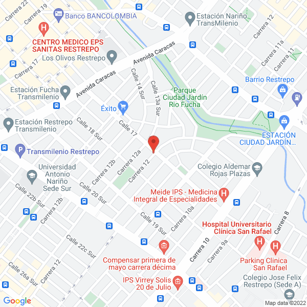 Mapa de Matiss Comidas