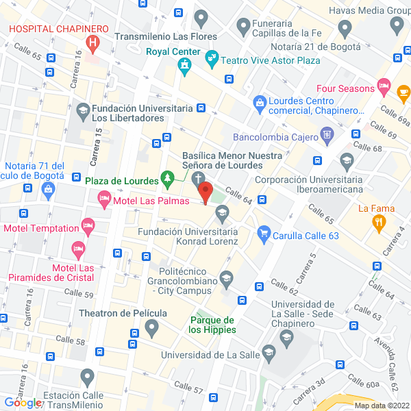Mapa de Guerrero & Prieto Cía. Ltda.