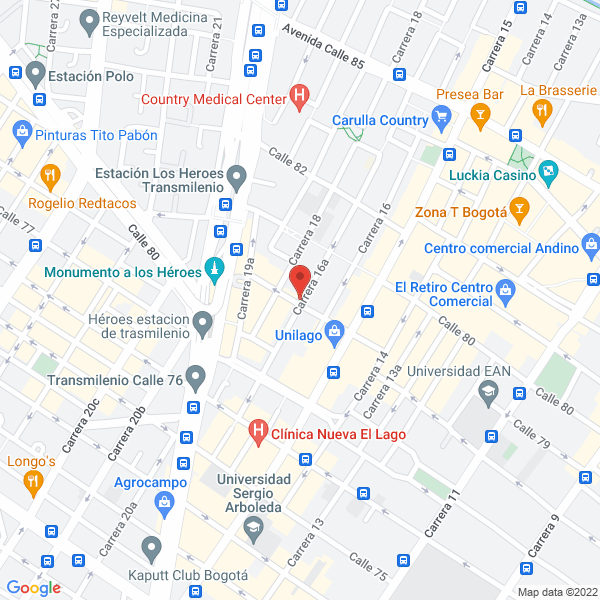 Mapa de Solutek Partes S.A.S.