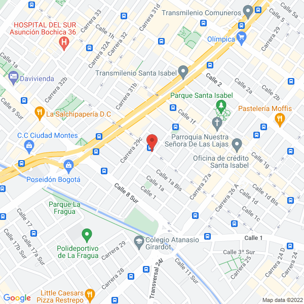 Mapa de Salsamentaria Jerico