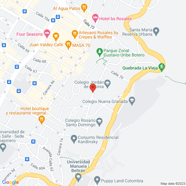Mapa de Representaciones Graficas Comerciales Ltda