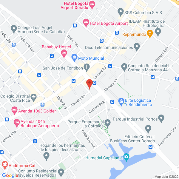 Mapa de Eight M Two Architects S.A.S.