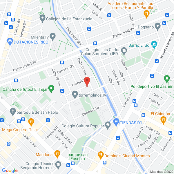 Mapa de Faitek S.A.S.