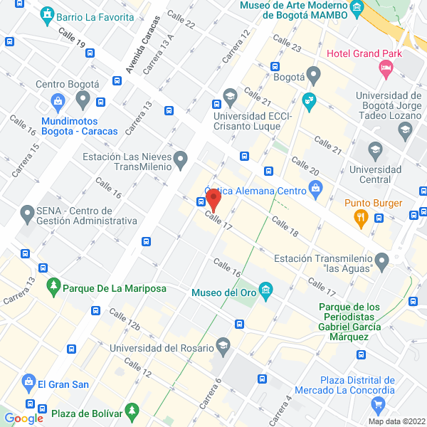 Mapa de Papelería Dataexpress