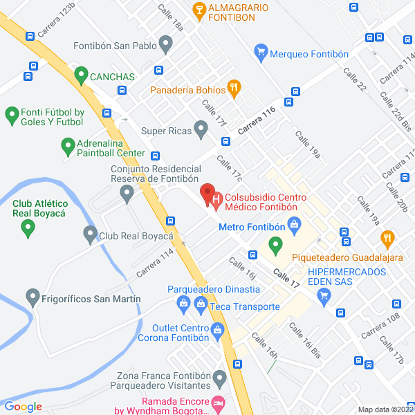 Mapa de Invernexos Y Cía. S.A.S.