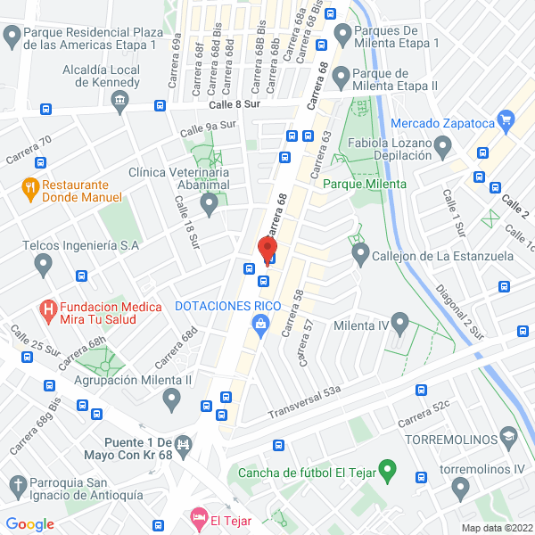 Mapa de Sag Seguridad