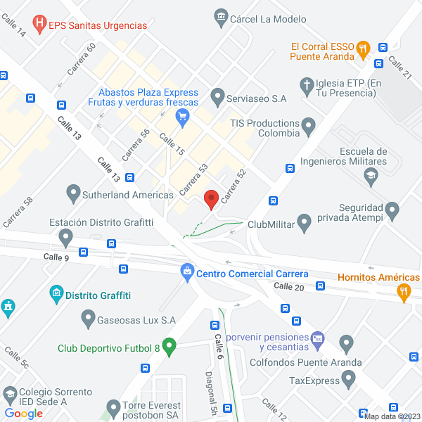 Mapa de Dac Ingenieria Estructural S.A.S.