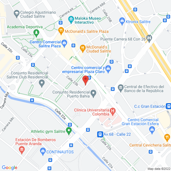 Mapa de Productos Químicos G.P.M. Ltda.