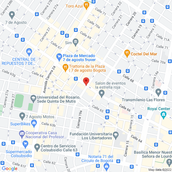 Mapa de Gas Vehícular G.V.C. Ltda.