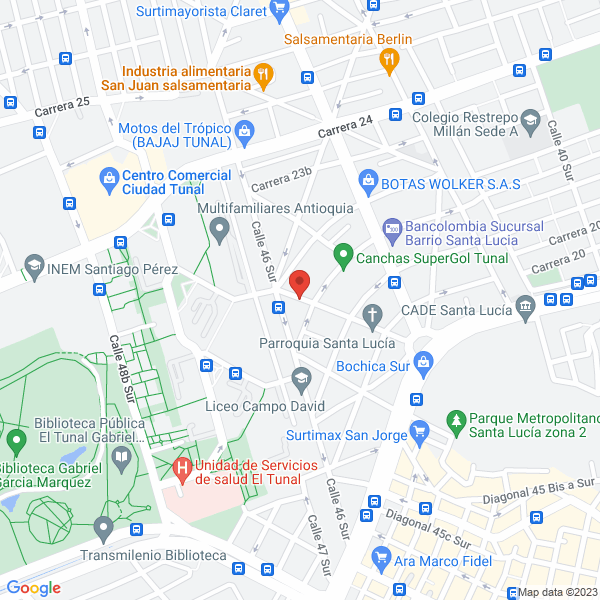 Mapa de P G G Service Group S.A.S.
