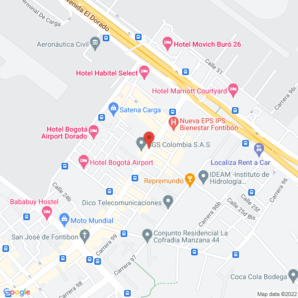 Mapa de P Y P Standart Ltda