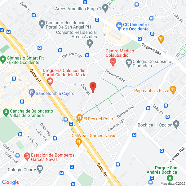 Mapa de Credisoft De Colombia S.A.S.