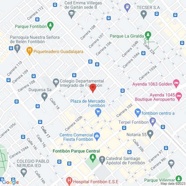 Mapa de Alfonso Franco Martínez Y Cía. Ltda. Asesores De Seguros