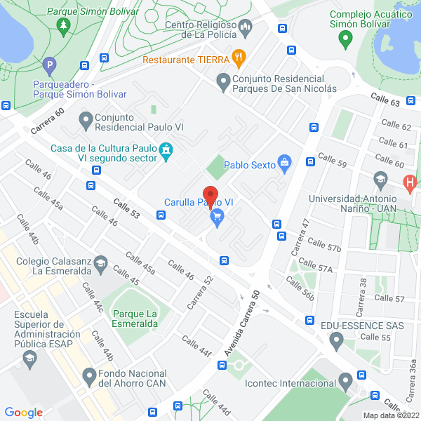 Mapa de Juan Carlos López S.A.S.