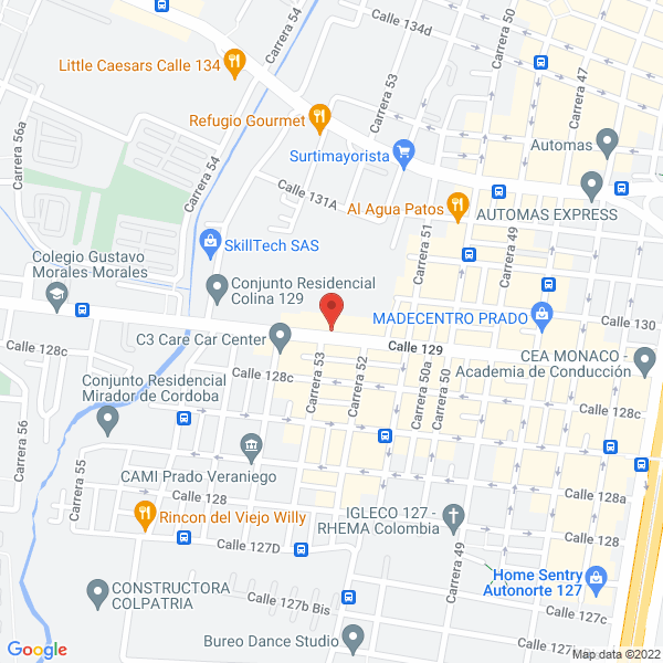 Mapa de Mary Luz Carpintero Vides